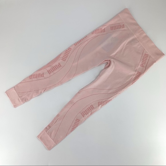 Puma NWT Pink Evostripe Evoknit 7/8 Tights, Small - Picture 2 of 16
